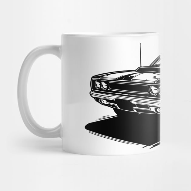 american muscle car by raventink